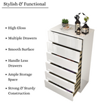 Load image into Gallery viewer, High Gloss 6-Pull-Out Storage Chest of Drawers