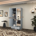 Load image into Gallery viewer, High Gloss 2 Doors Wardrobe