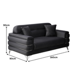 Load image into Gallery viewer, Modern Fabric Sofa Set with Cushions