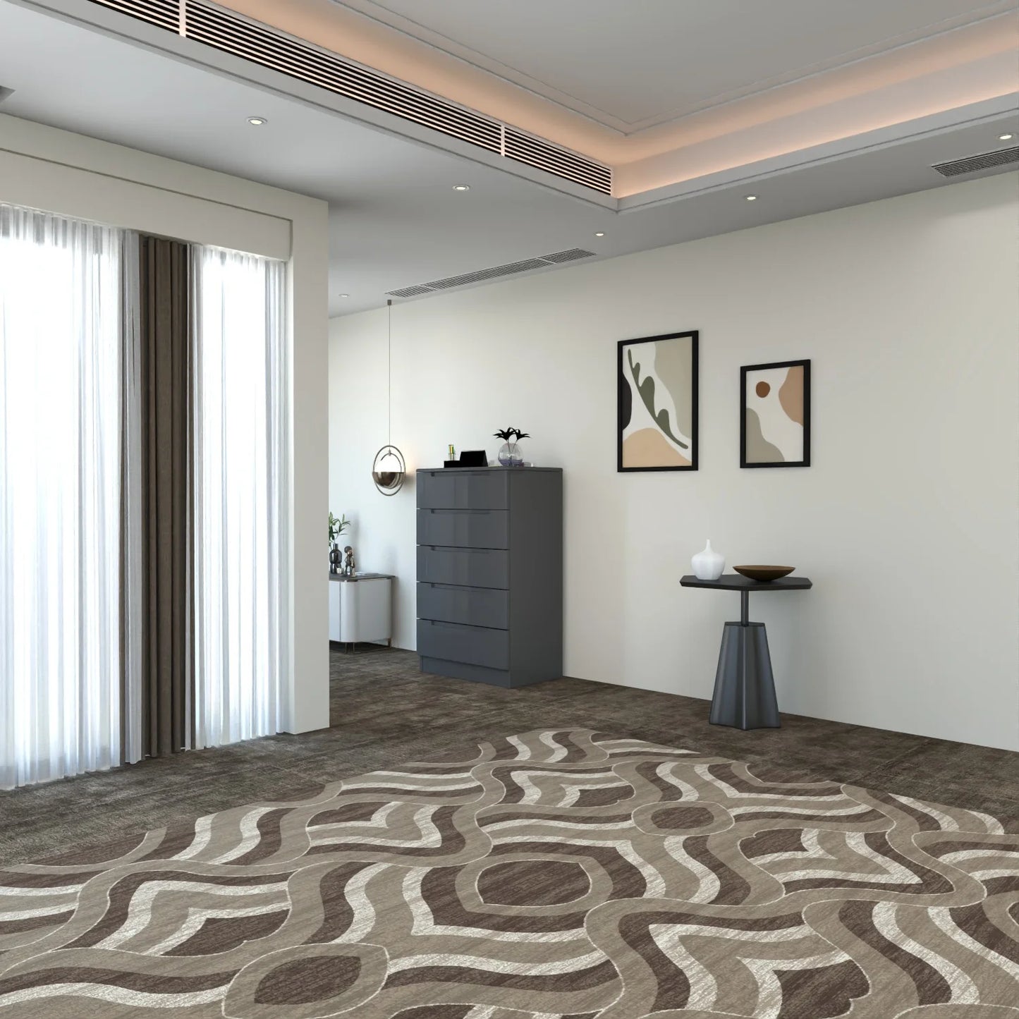 Astoria 5 Drawers Chest DarkGray