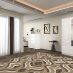 Load image into Gallery viewer, 5-Drawers High Gloss Chest of Drawer with Side Hanging Cabinet