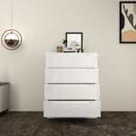 Load image into Gallery viewer, High Gloss 4-Pull-Out Storage Chest of Drawers