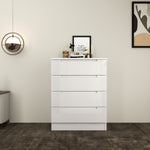 Load image into Gallery viewer, High Gloss 4-Pull-Out Storage Chest of Drawers