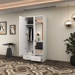 Load image into Gallery viewer, High Gloss 2 Doors Wardrobe
