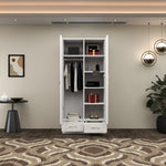 Load image into Gallery viewer, High Gloss 2 Doors Wardrobe