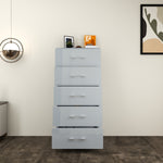 Load image into Gallery viewer, 5-Deep & Tall Chest of Drawers with Handles