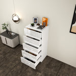 Load image into Gallery viewer, 5-Deep & Tall Chest of Drawers with Handles