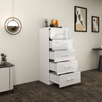 Load image into Gallery viewer, 5-Deep & Tall Chest of Drawers with Handles