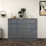 Load image into Gallery viewer, High Gloss 6 Tier Chest of Drawer