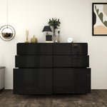 Load image into Gallery viewer, High Gloss 6 Tier Chest of Drawer