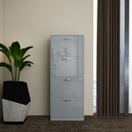 Load image into Gallery viewer, 4 Tier High Gloss Shoes Cabinet