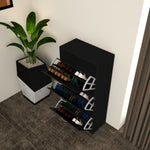 Load image into Gallery viewer, 3 Tier High Gloss Shoes Cabinet