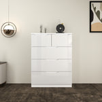Load image into Gallery viewer, 5 Drawers-High Gloss chest of Drawers