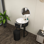 Load image into Gallery viewer, Modern Round Marble Dressing Table