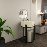 Load image into Gallery viewer, Modern Round Marble Dressing Table