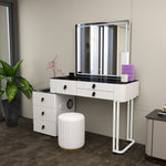 Load image into Gallery viewer, High Gloss Dressing Table with Drawers
