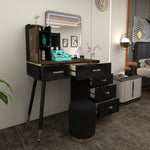 Load image into Gallery viewer, High Gloss Dressing Table with Mirror