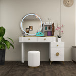 Load image into Gallery viewer, Modern Dressing Table with LED Mirror