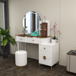 Load image into Gallery viewer, Modern Dressing Table with LED Mirror