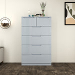 Load image into Gallery viewer, 6 Drawers-High Gloss Chest of Drawers