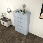 Load image into Gallery viewer, 6 Drawers-High Gloss Chest of Drawers