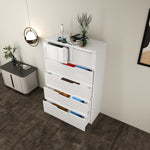 Load image into Gallery viewer, 6 Drawers-High Gloss Chest of Drawers