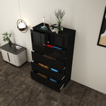 Load image into Gallery viewer, 6 Drawers-High Gloss Chest of Drawers