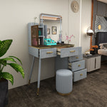 Load image into Gallery viewer, High Gloss Dressing Table with Mirror