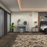 Load image into Gallery viewer, Modern Dressing Table with LED Mirror