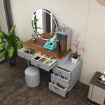 Load image into Gallery viewer, Modern Dressing Table with LED Mirror