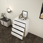 Load image into Gallery viewer, High Gloss 4-Pull-Out Storage Chest of Drawers