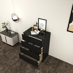 Load image into Gallery viewer, High Gloss 4-Pull-Out Storage Chest of Drawers