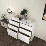 Load image into Gallery viewer, High Gloss 6 Tier Chest of Drawer