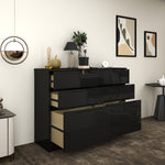 Load image into Gallery viewer, High Gloss 6 Tier Chest of Drawer