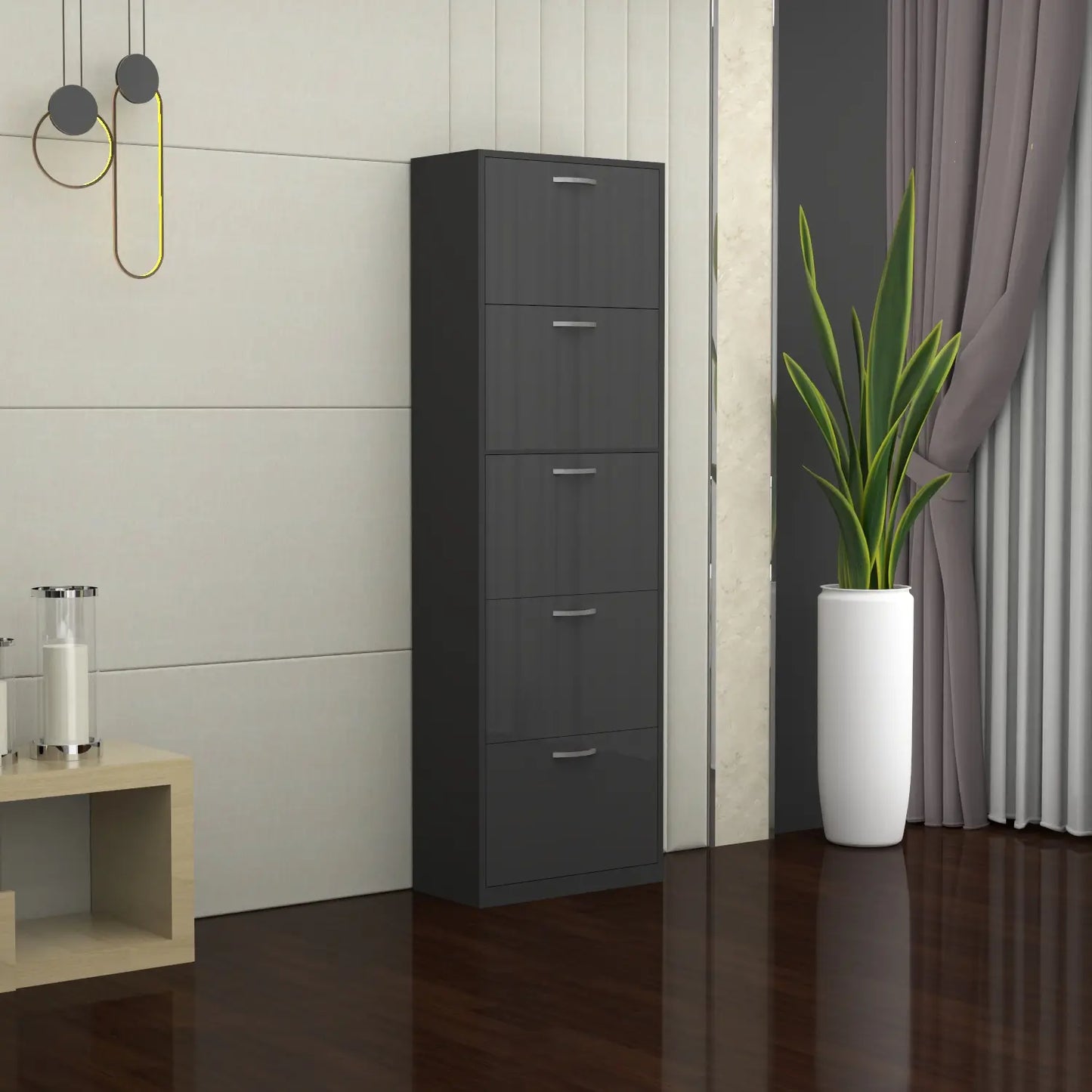 Solace 5 Tier Shoe Rack DarkGray