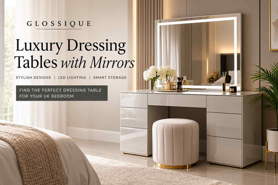 high gloss dressing table