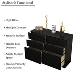 Load image into Gallery viewer, High Gloss 6 Tier Chest of Drawer
