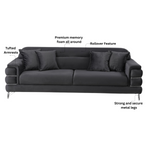 Load image into Gallery viewer, Modern Fabric Sofa Set  with Cushions
