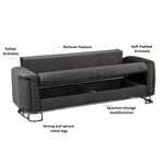 Load image into Gallery viewer, Stylish Plush Velvet Sofa Set

