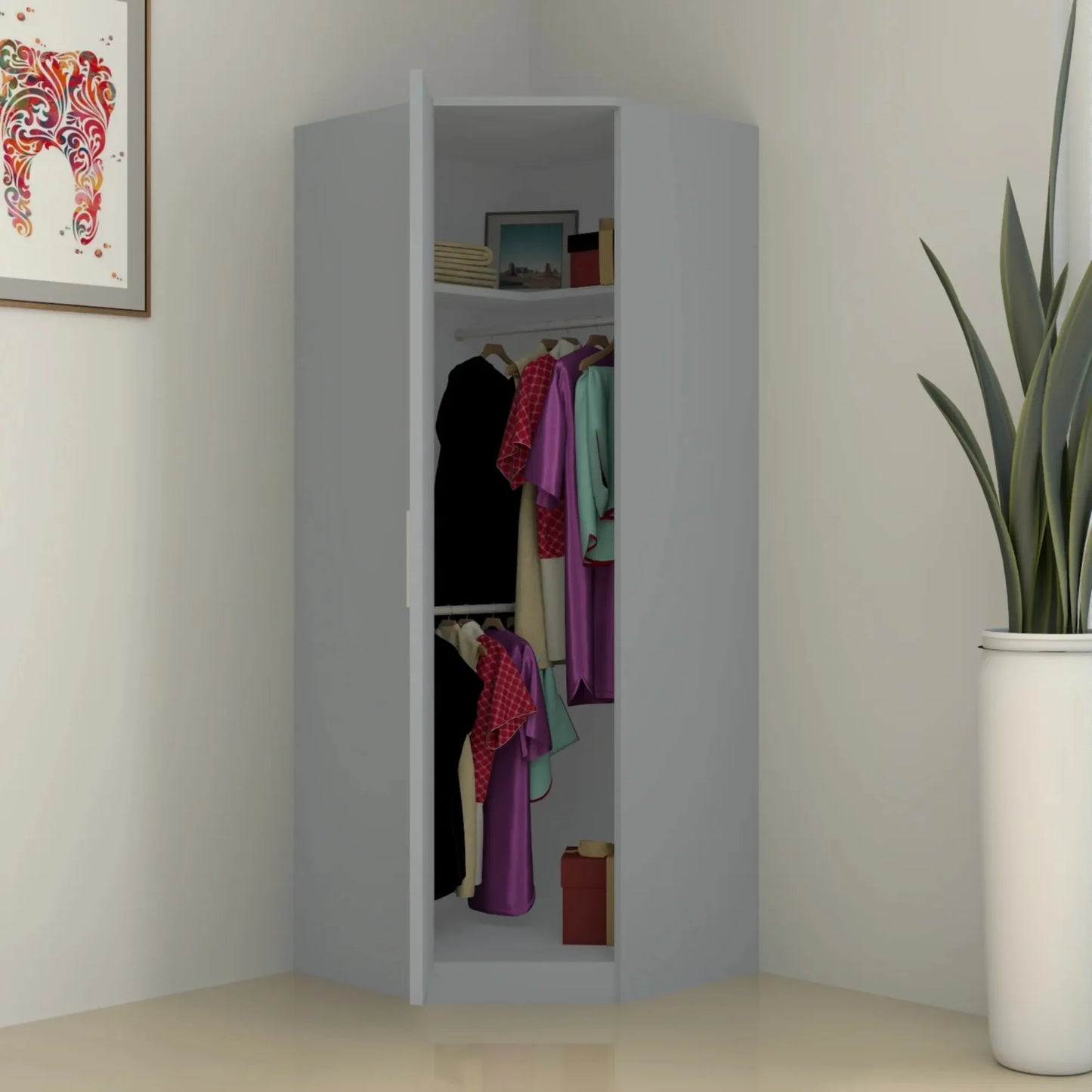 Verona | 1 door Corner | Gray