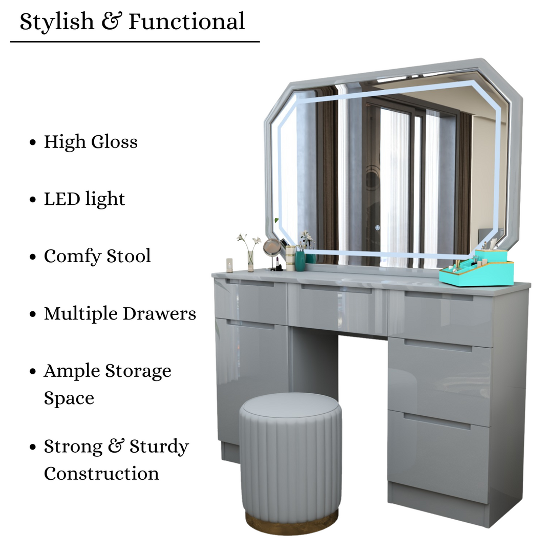 Dressing Table with Stool