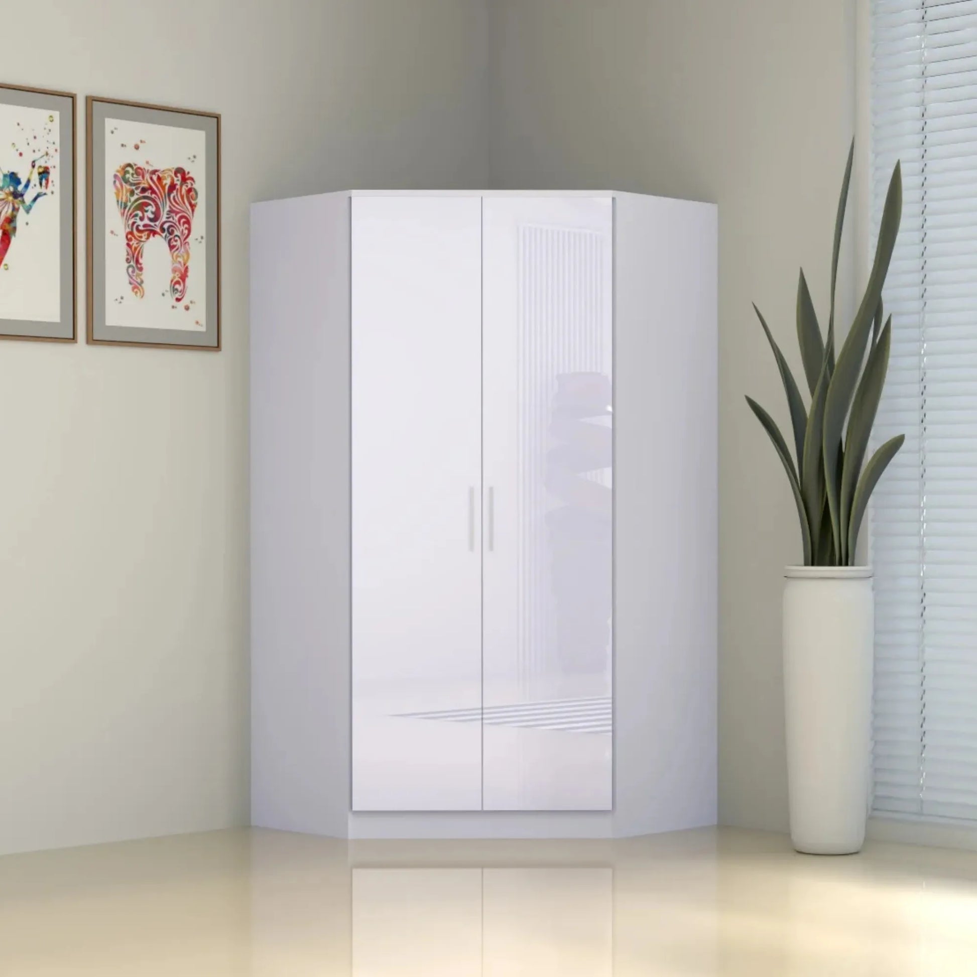 Verona | 2 door Corner | White