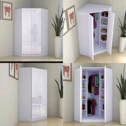 Verona | 2 door Corner | White