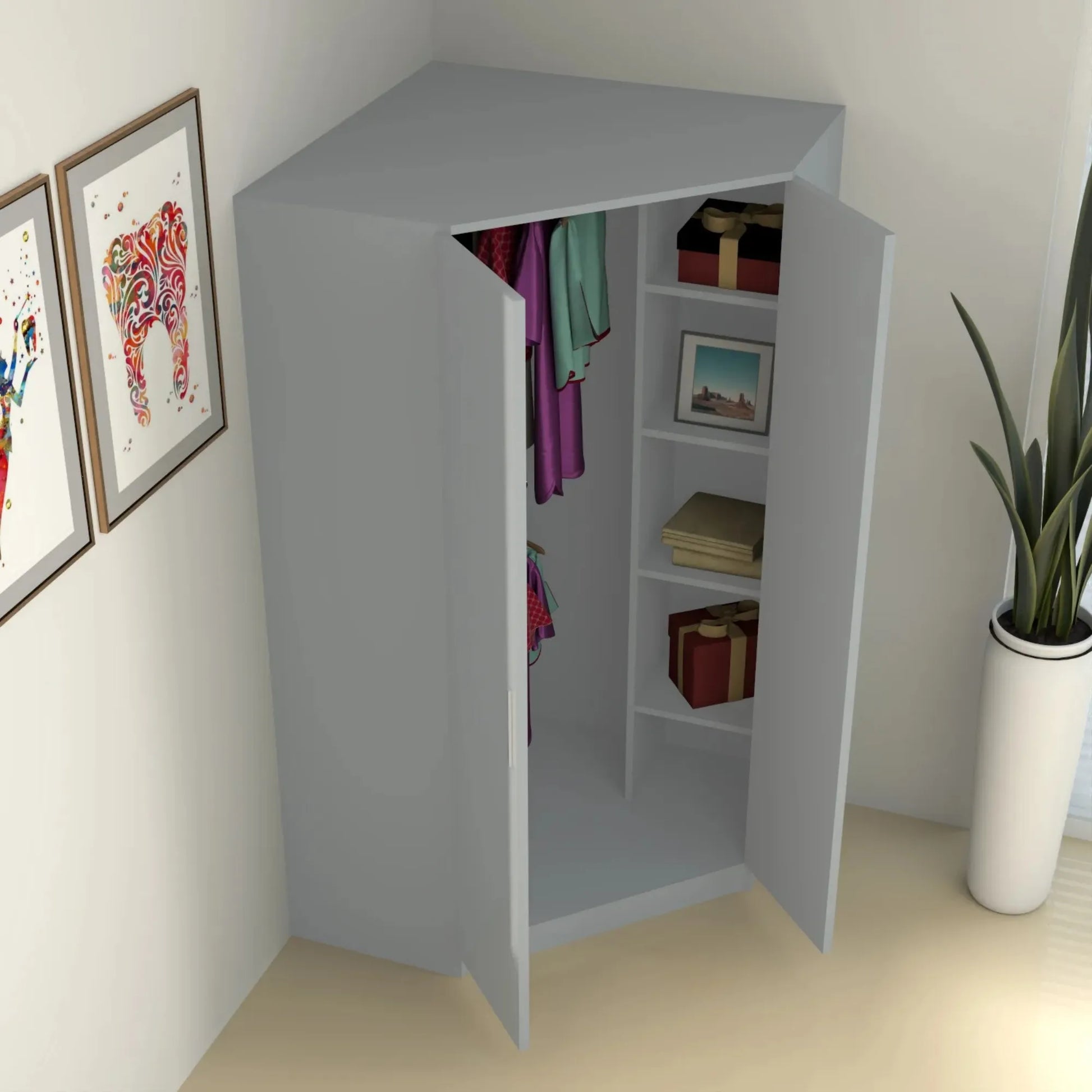 Verona | 2 door Corner | Grey