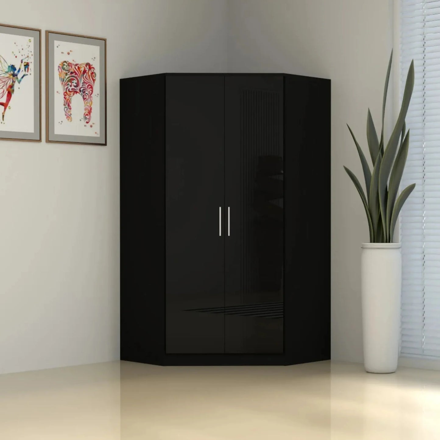 Verona | 2 door Corner | Black