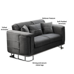 Load image into Gallery viewer, Stylish Plush Velvet Sofa Set
