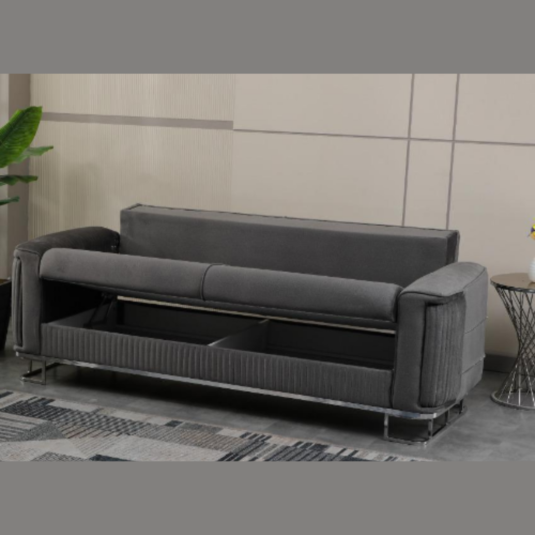 Stylish Plush Velvet Sofa Set