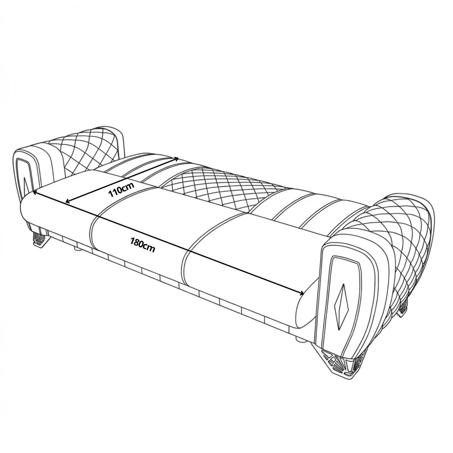 Mink 3 Seater