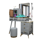 Load image into Gallery viewer, High Gloss Dressing Table with Mirror
