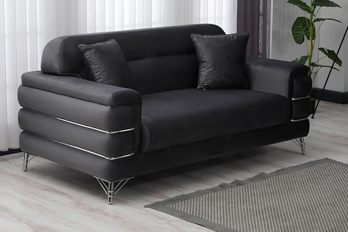 Modern Fabric Sofa Set  with Cushions